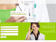Tablet Screenshot of clinicadentalmanises.com